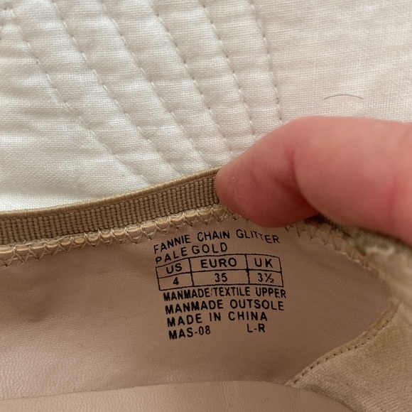 Stuart Weizmann gold ballet flats - Picture 8 of 8